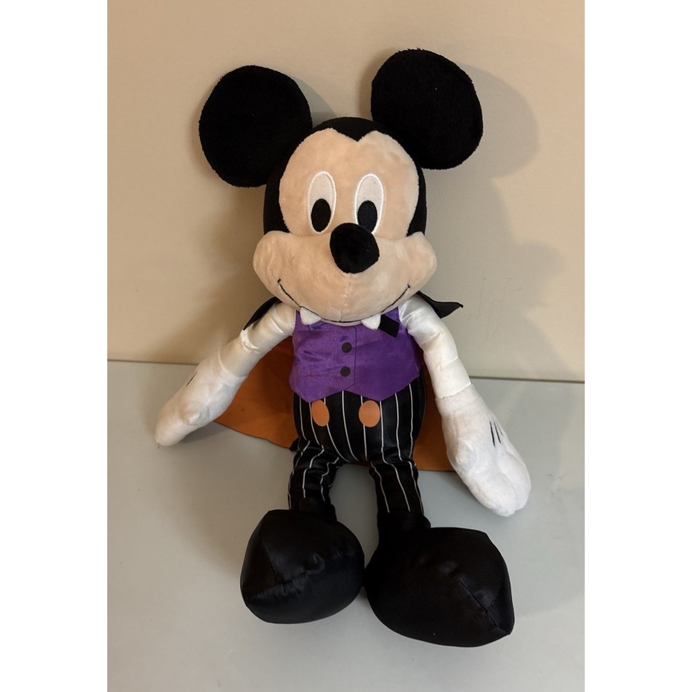 Disney Halloween Mickey Mouse Vampire 19" Plush